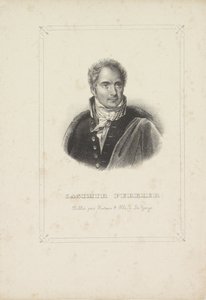 Retrato de Casimiro Pierre Périer Serie de retratos de Soetens & Fils de 1838 (título de la serie) de Gerhardus Fredericus Eilbracht