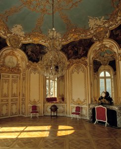 Arquitectura interior: apartamento de la princesa de Soubise realizado por el arquitecto Germain Boffrand en París de Germain Boffrand