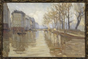 Quai Montebello (inundaciones de 1910) de Germain Eugene Bonneton