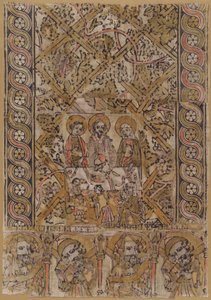 Un paño de atril con las bodas de Caná de German 15th Century