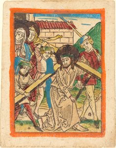 Cristo Llevando la Cruz de German 15th Century