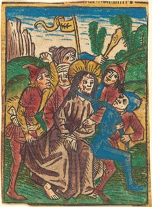Cristo llevado a prisión de German 15th Century