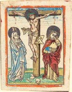 Cristo en la Cruz de German 15th Century