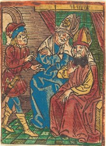Consejo de los sumos sacerdotes de German 15th Century