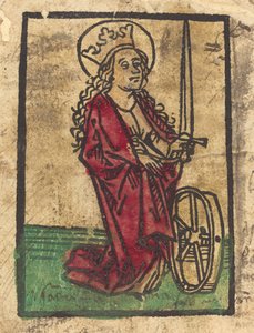 Santa Catalina de Alejandría de German 15th Century