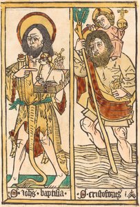 San Juan Bautista y San Cristóbal de German 15th Century
