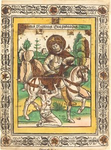 San Martín y el Mendigo de German 15th Century