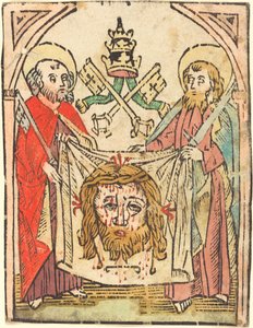 San Pedro y San Pablo con el Sudario de German 15th Century