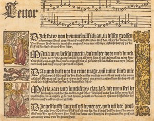 Canción a la Virgen de German 15th Century