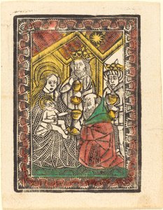 La Adoración de los Magos de German 15th Century