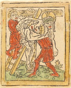 El descendimiento de German 15th Century