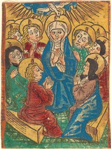 El Descenso del Espíritu Santo de German 15th Century