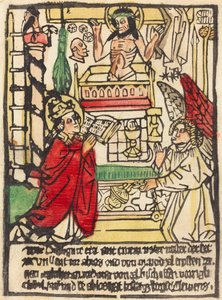 La misa de San Gregorio de German 15th Century