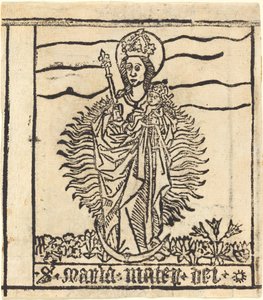 La Virgen y el Niño de German 15th Century