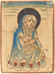 La Virgen en las Nubes de German 15th Century or Master of the Housebook