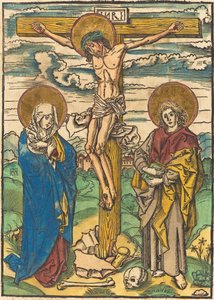 Cristo en la Cruz de German 16th Century