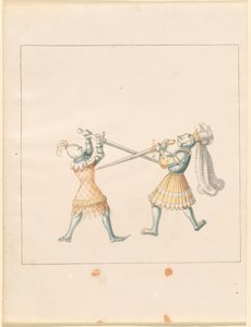 Freydal, El libro de justas y torneos del emperador Maximiliano I: Combates a pie (Justas)(Volumen III): Lámina 159 de German 16th Century