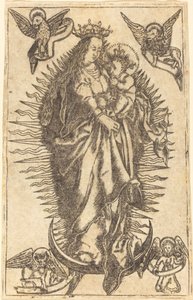 Madonna y Niño de German 16th Century