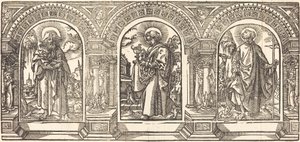 Cristo y Sus Discípulos III de German 16th Century after Martin Schongauer