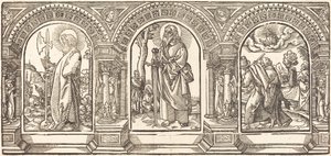 Cristo y Sus Discípulos V de German 16th Century after Martin Schongauer