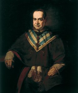 Retrato de San Antonio María (Antoine-Mary) Claret (1807-1870) Pintura de Germán Hernéndez Amores (1823-1894) Siglo XIX Madrid. Comunidad Claretiana del Buen Suceso