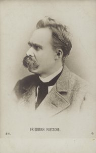 Friedrich Nietzche (1844-1900), filósofo y escritor alemán (foto en blanco y negro) de German Photographer