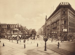 Georgstrasse, Hannover (foto en blanco y negro)