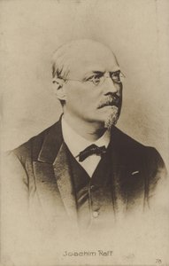 Retrato de Joachim Raff (foto en blanco y negro) de German Photographer