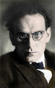 Retrato de Otto Klemperer (1885-1973), director de orquesta alemán. de German Photographer