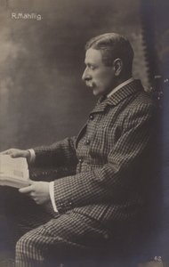 Retrato de Ricardo Mahllig (foto b/n) de German Photographer