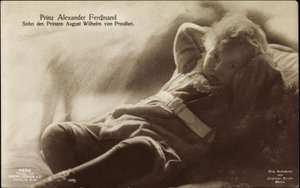 Príncipe Alejandro Fernando, hijo de Augusto Guillermo de German Photographer
