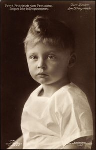 Príncipe Federico de Prusia, Retrato, Liersch 7181 de German Photographer