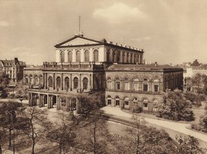 Ópera Estatal de Hannover (fotografía en blanco y negro)