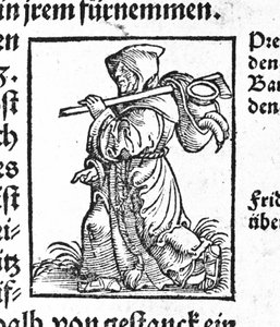 Un peregrino en el camino - en "Den Edlen Strengen besten fromen", Johann Stumpff