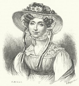 Adelaida, Princesa de Orleans (grabado) de German School