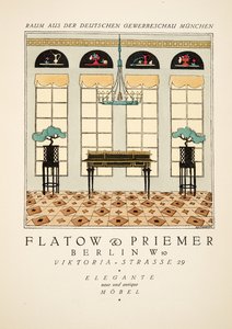 Anuncio de "Flatow & Priemer", de Styl, pub.1922