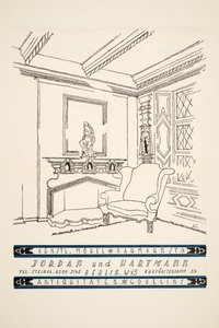 Anuncio de Jordan und Hartmann, de Styl, pub.1922 de German School