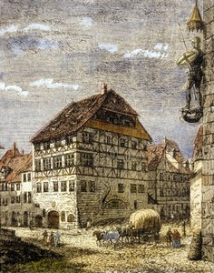 Casa de Albrecht Durer en Núremberg, Alemania de German School