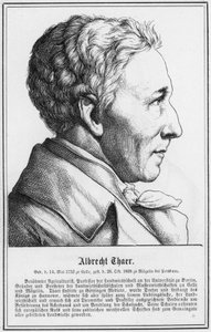 Albrecht Thaer (grabado) de German School
