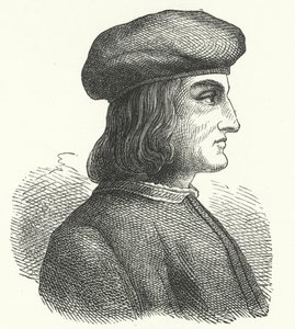 Aldo Manucio, humanista, erudito, impresor y editor veneciano (grabado) de German School