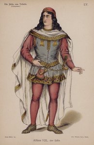 Alfonso VIII, el Noble, de La judía de Toledo de Franz Grillparzer de German School