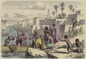 Pescadores del Antiguo Egipto de German School