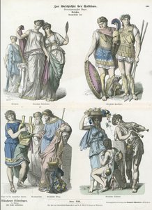 Trajes de la antigua Grecia de German School
