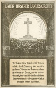 Llamamiento para defender las iglesias de Sajonia, Alemania de German School