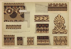 Ornamentación arquitectónica en terracota