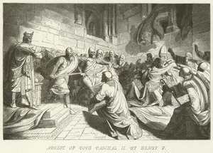 Arresto del Papa Pascual II por Enrique V de German School