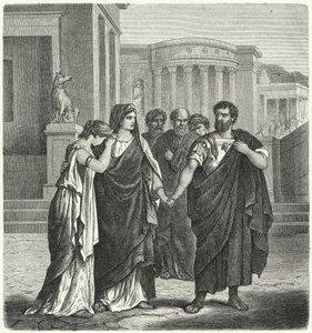 Atilius Regulus preparándose para dejar Roma y regresar a la cautividad en Cartago