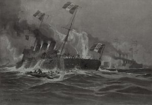 Ataque de la marina austrohúngara a dos destructores de torpedos italianos de German School