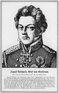 August Neidhard, Conde de Gneisenau