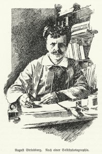 August Strindberg, dramaturgo, novelista, poeta y artista sueco de German School